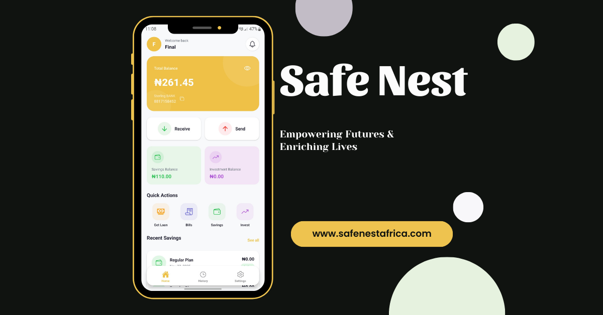 Save Nest Mobile App